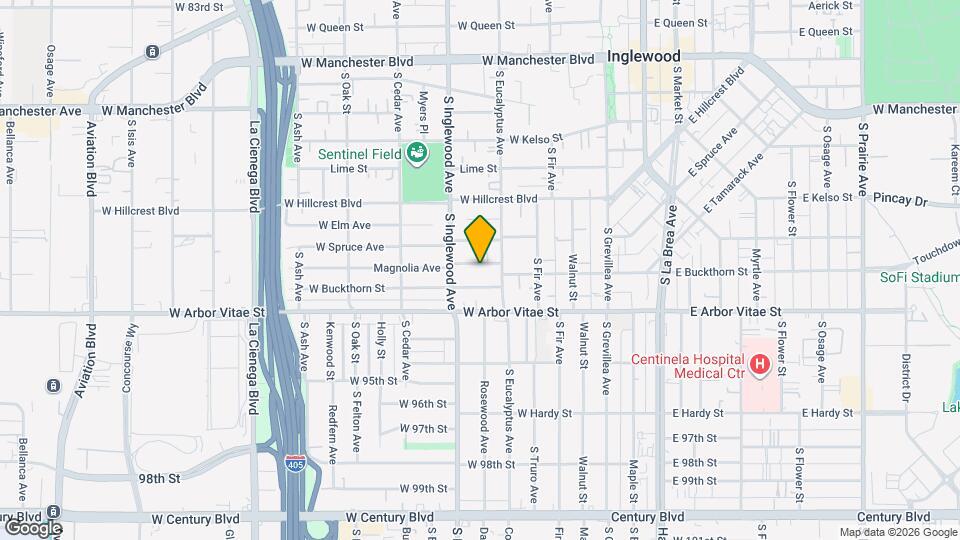 322 Magnolia Ave Mapa y Detalles de la Ubicación