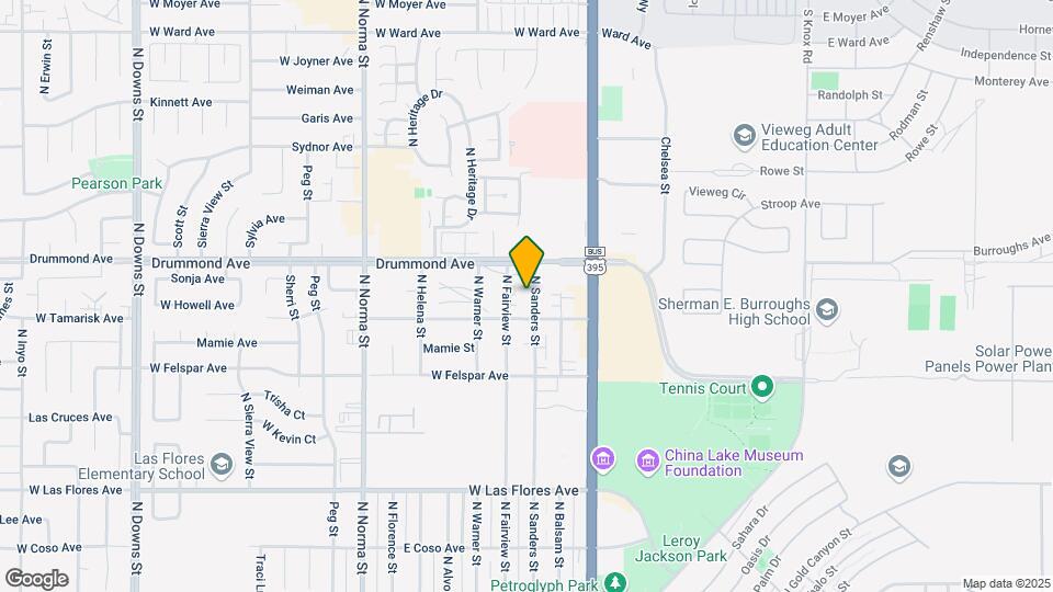 817 N Sanders St-Unit -817 N Sanders St #B Map and Location Details