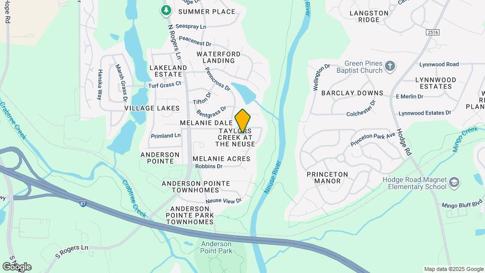 112 Taylors Creek Ct Map and Location Details