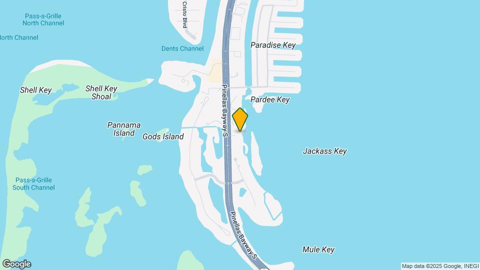 1593 Pinellas Bayway S Map and Location Details
