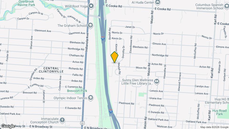 780 Moon Rd Map and Location Details