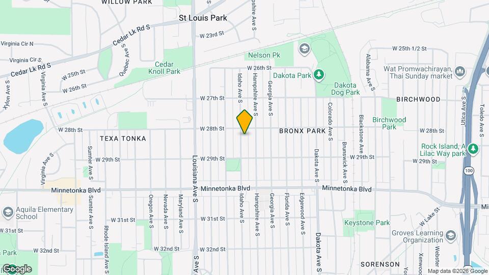 2817 Idaho Ave S Mapa y Detalles de la Ubicación
