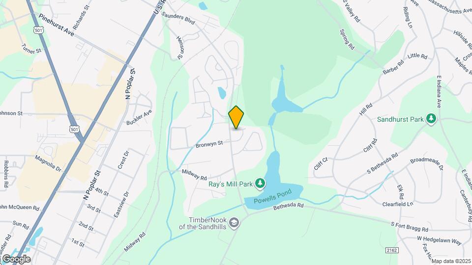 401 Longwood Place Map and Location Details