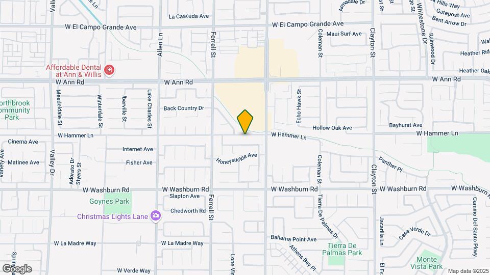 3015 W Hammer Ln Map and Location Details