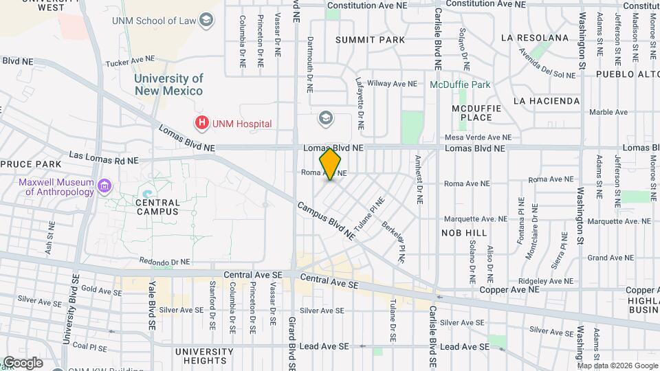 438 Richmond Pl NE Mapa y Detalles de la Ubicación