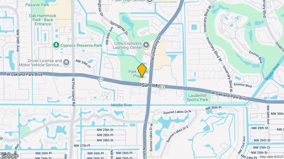 8053 W Oakland Park Blvd Map and Location Details