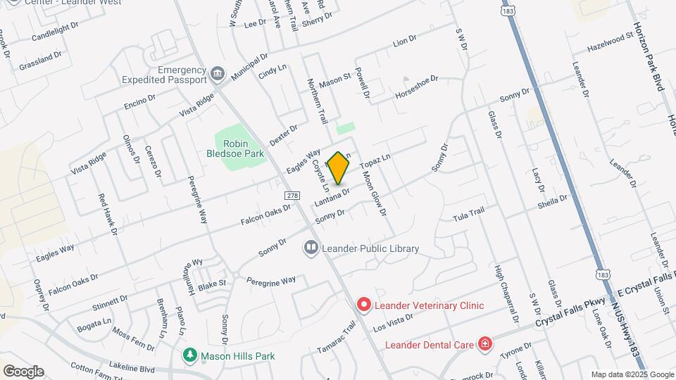 903 Lantana Dr Map and Location Details