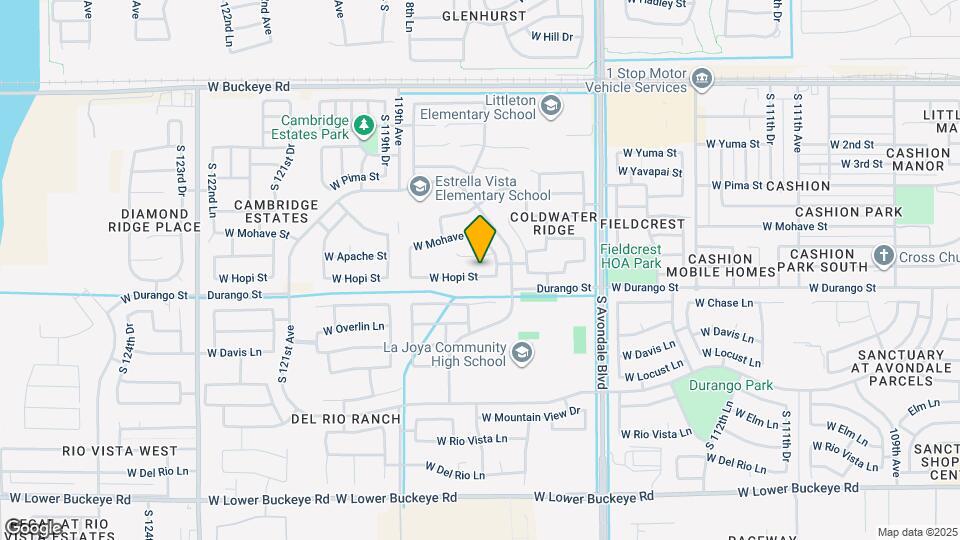 11764 W Hopi St Mapa y Detalles de la Ubicación