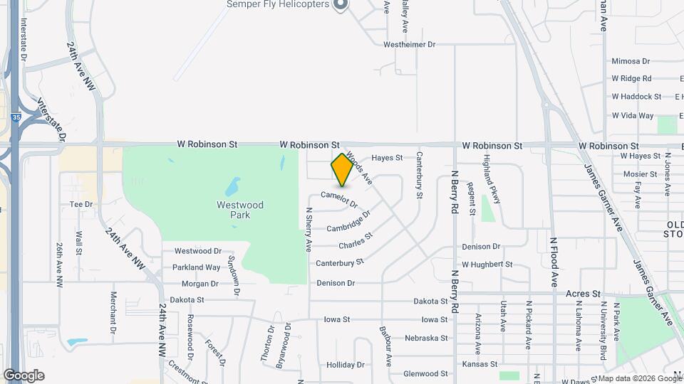 1615 Camelot Dr Map and Location Details