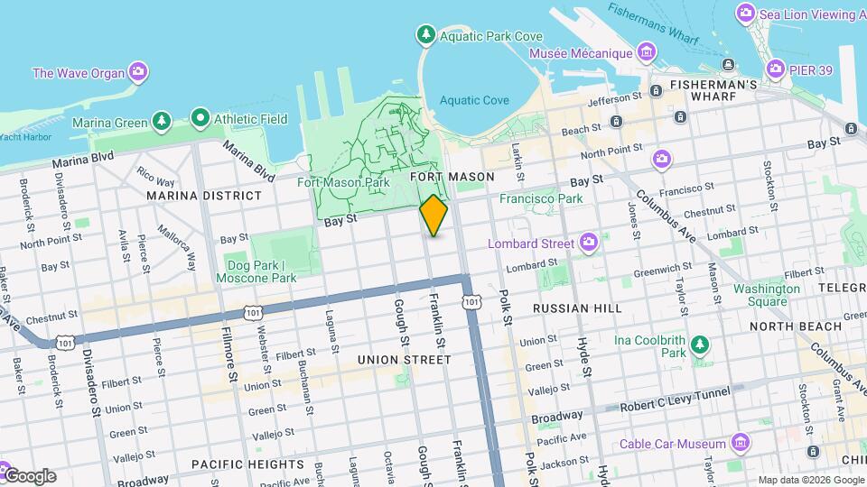 3040 Franklin St Map and Location Details