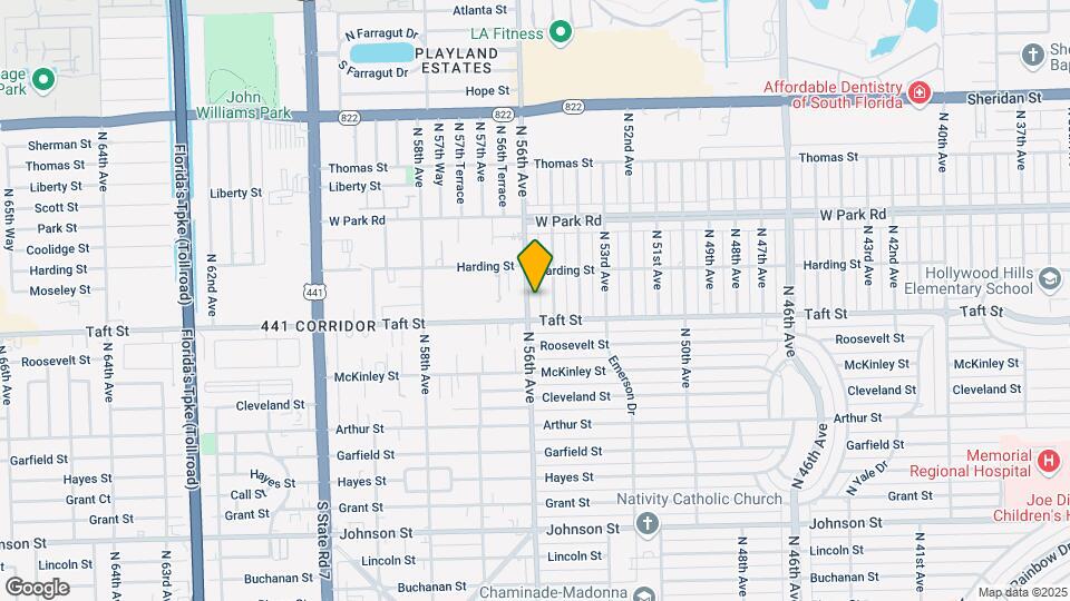 1731 N 56th Ave Map and Location Details