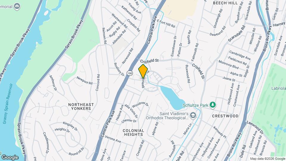 Crestwood Lake Apts Map and Location Details