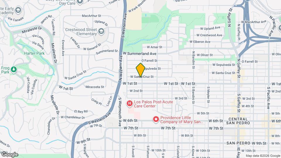 1403 W Santa Cruz St Map and Location Details