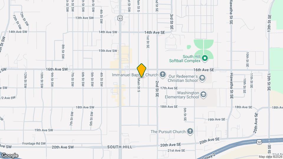 1627 Main St S, Unit B Mapa y Detalles de la Ubicación