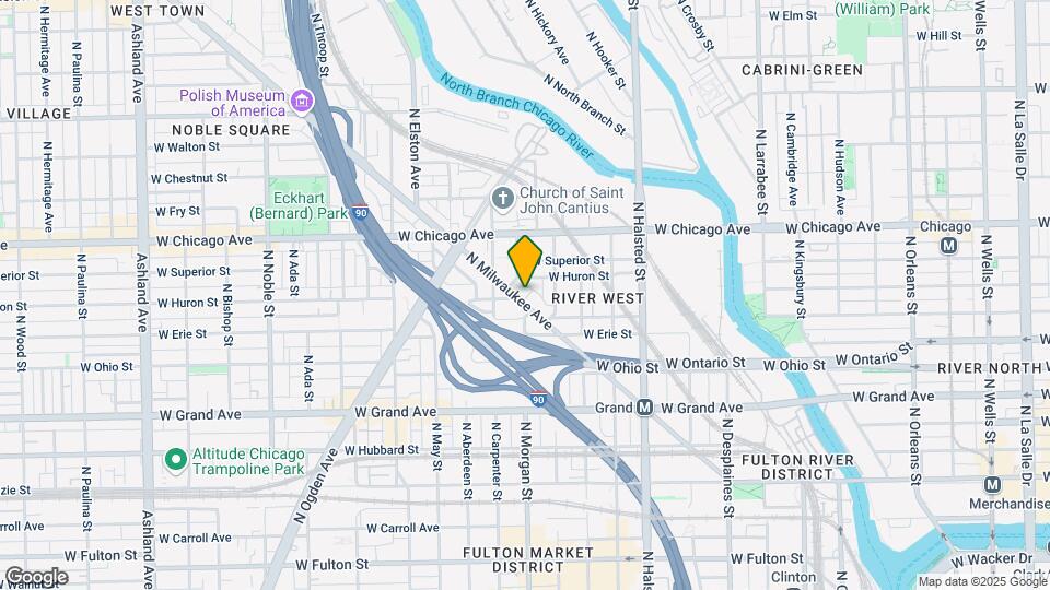 701 N Milwaukee Ave Map and Location Details