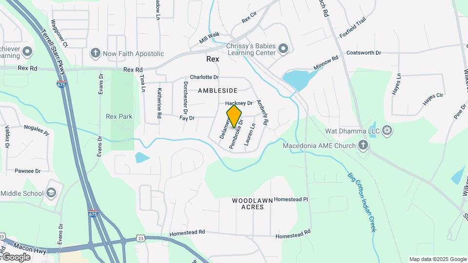 6165 Pembroke Dr Map and Location Details