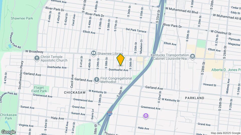 741 S 37th St Map and Location Details