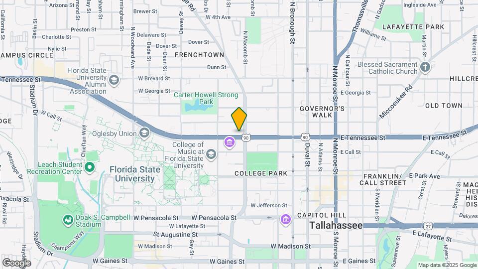 Hub Tallahassee Map and Location Details