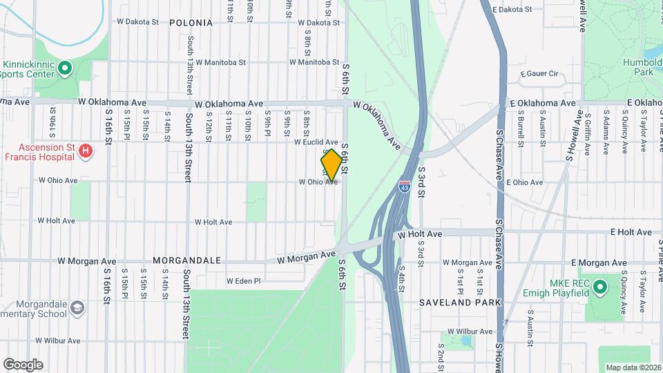 3306 S 7th St, Unit 2 Bedroom Lower Mapa y Detalles de la Ubicación