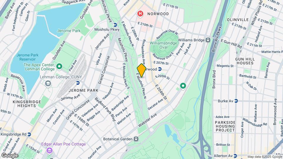 241 E Mosholu Pky Map and Location Details