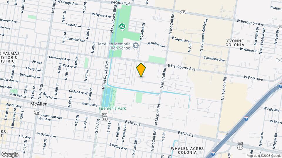 521 N Cynthia St Map and Location Details