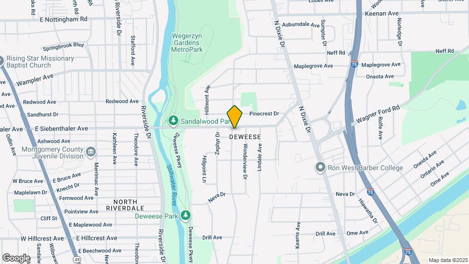 3460 Ridge Ave Map and Location Details