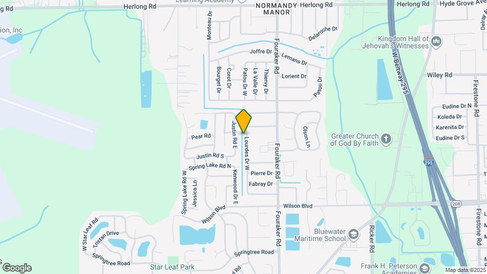 2436 Lourdes Dr W Mapa y Detalles de la Ubicación