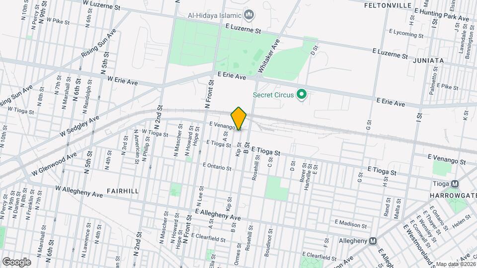 3536 Kip St Map and Location Details