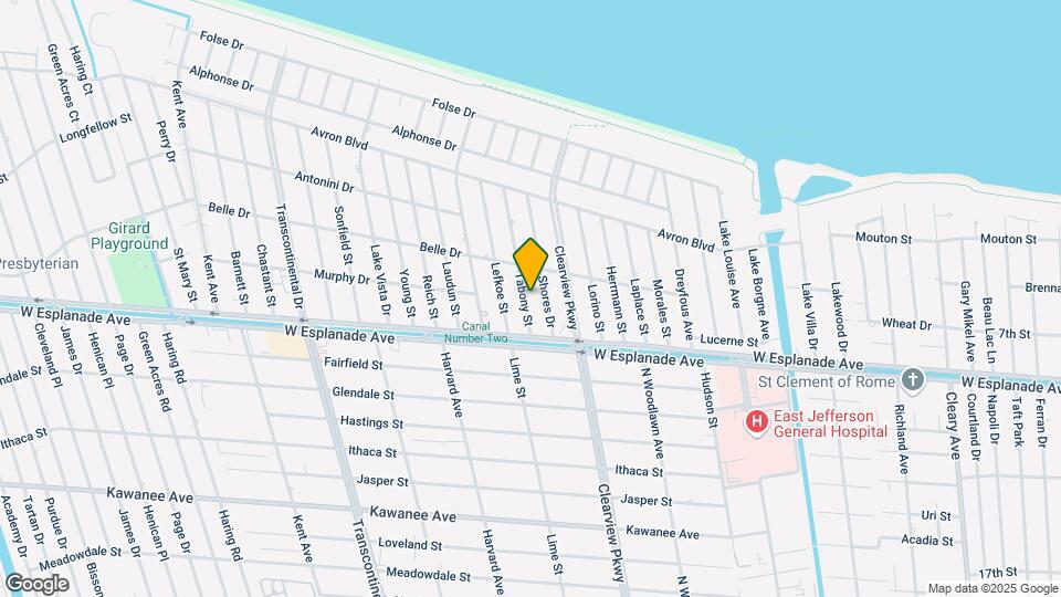 4501 Tabony St Map and Location Details