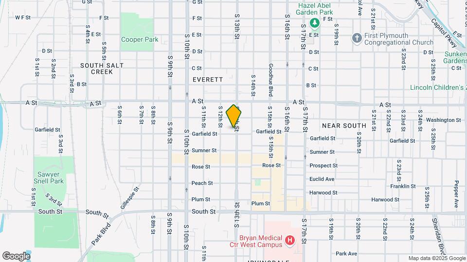 1545 S 13th St Map and Location Details