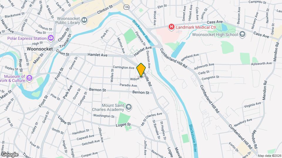 579 Willow St, Unit Unit #3F Mapa y Detalles de la Ubicación