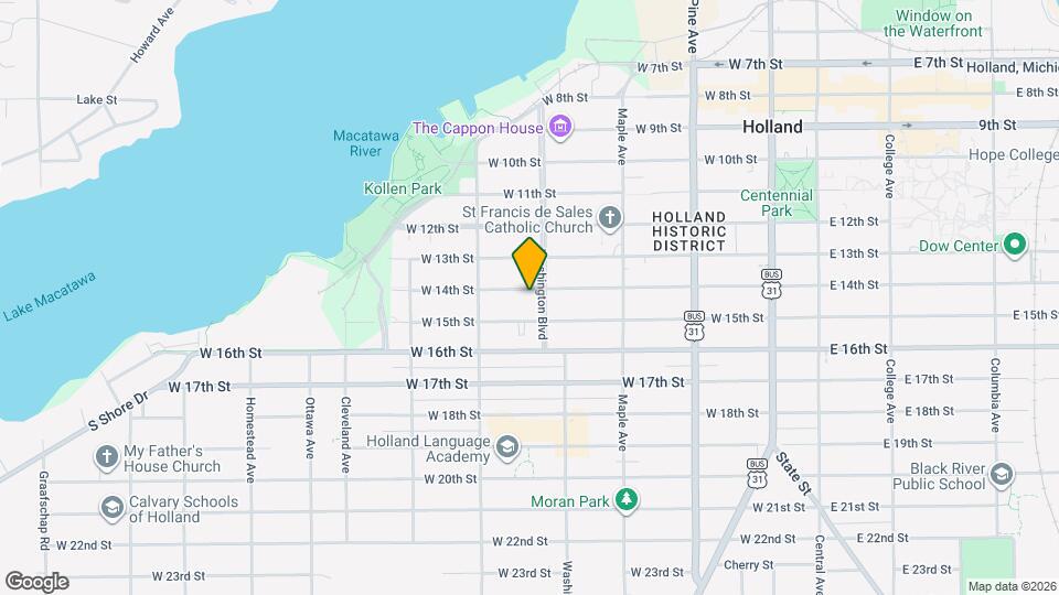 246 W 14th St Map and Location Details