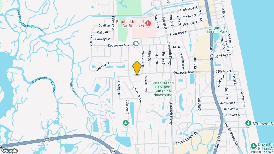 1306 Osceola Ave Map and Location Details
