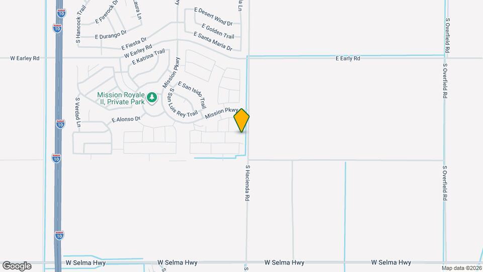 2689 E Santa Ynez Dr Map and Location Details