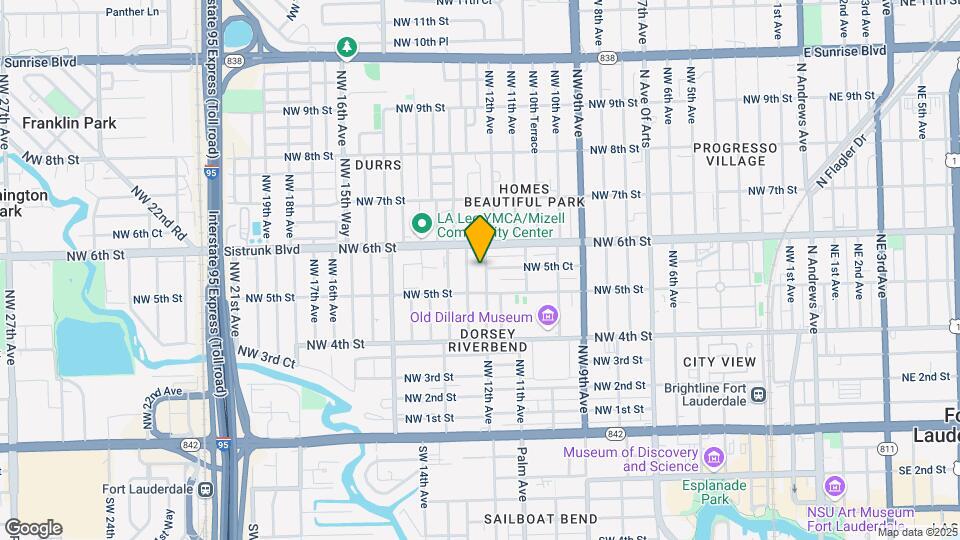 519 NW 12th Ave Map and Location Details