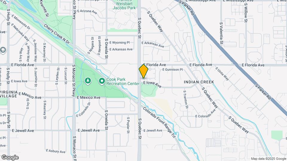 7373 E Iowa Ave, Unit 1096 Mapa y Detalles de la Ubicación