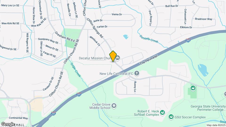 2425 Clifton Springs Rd Map and Location Details