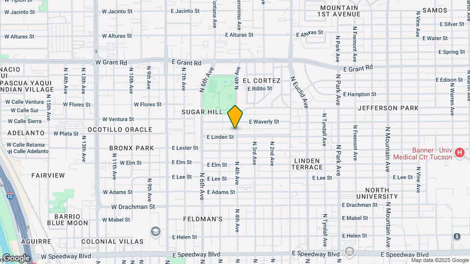 345 E Linden St Map and Location Details