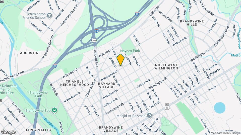 2805 N Van Buren St Map and Location Details