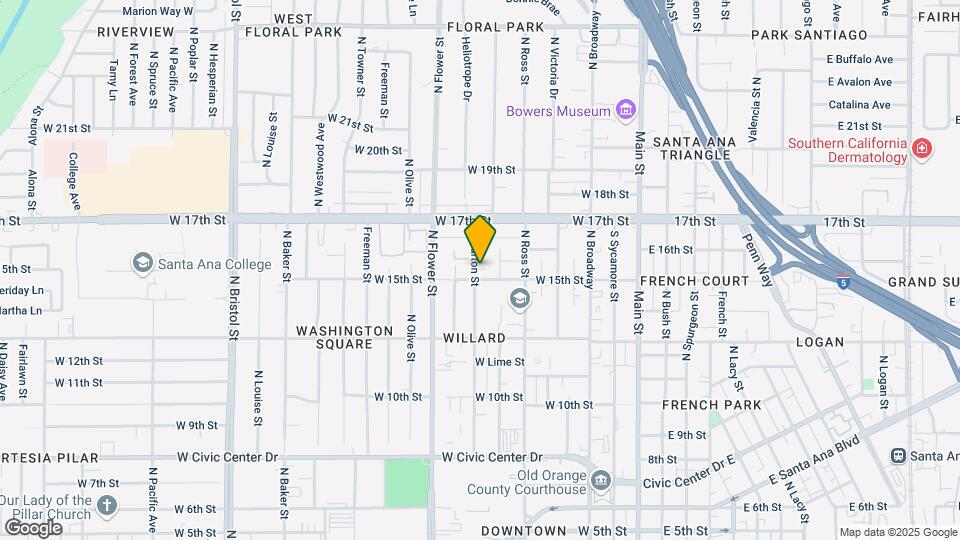 1505 Parton St Map and Location Details