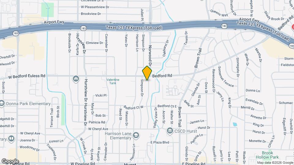 1225 Norwood Dr Map and Location Details