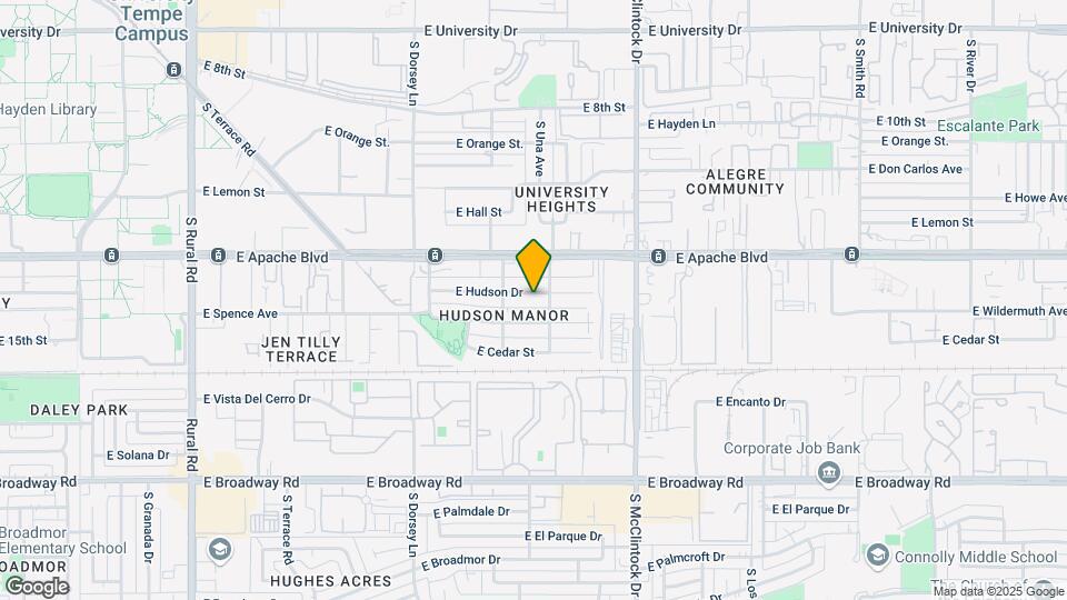 1527 E Hudson Dr Map and Location Details