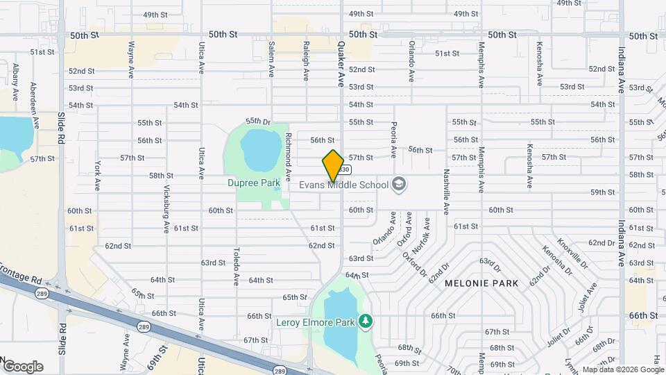 4404 59th St Map and Location Details