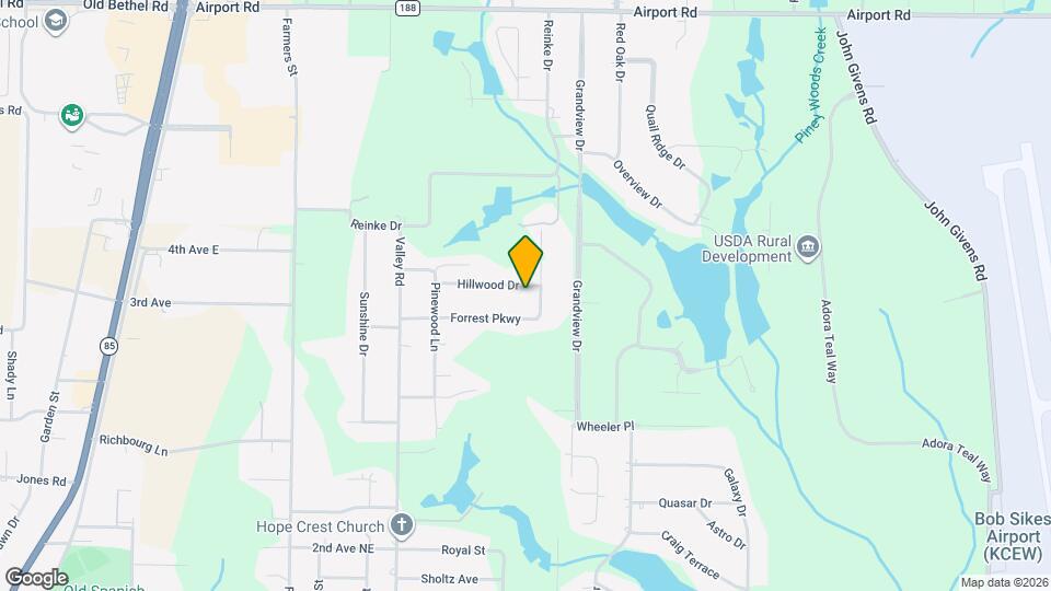 122 Hillwood Dr Map and Location Details