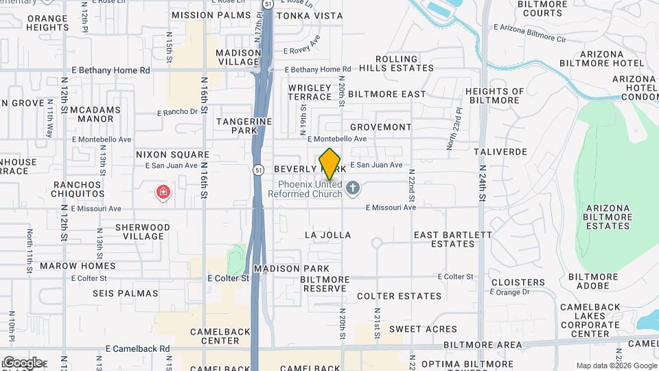 1942 E Marshall Ave Map and Location Details