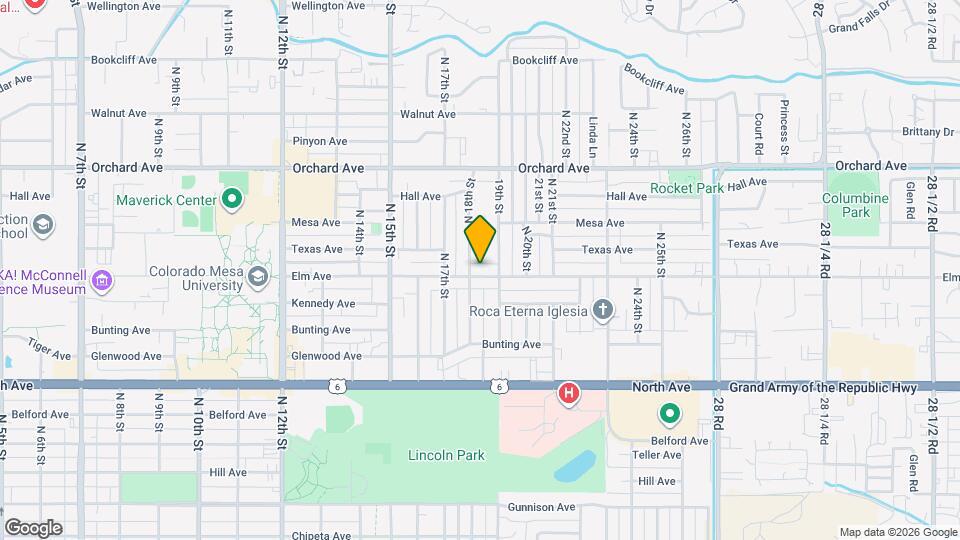 1810 Elm Ave Map and Location Details