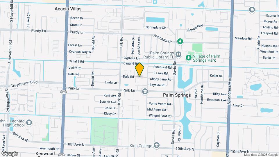 3820 Dale Rd Mapa y Detalles de la Ubicación