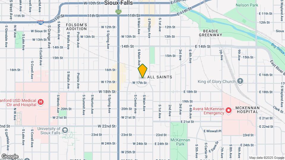 Cambridge Apartments 55+ Map and Location Details