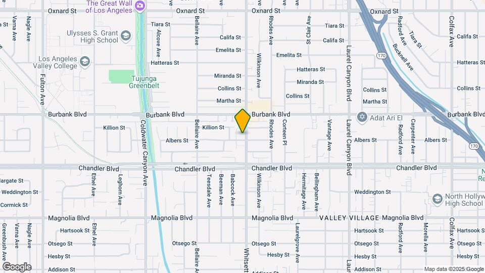 Whitsett Garden Apartments Map and Location Details