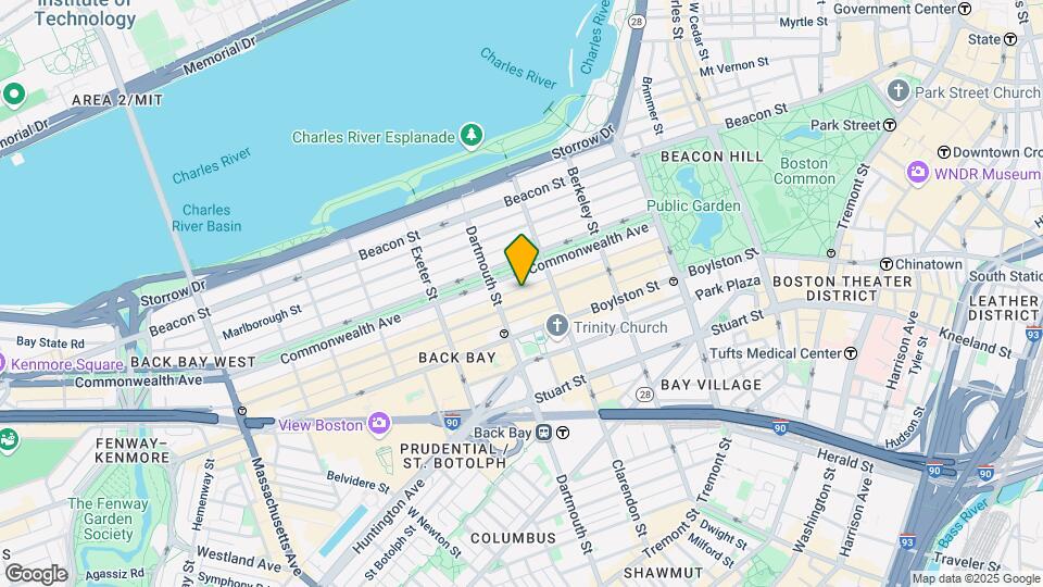 131 Newbury St, Unit 4F Map and Location Details